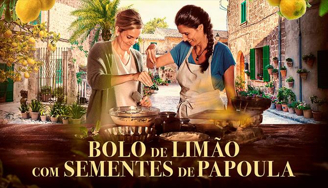Bolo de Limão com Sementes de Papoula